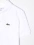 Lacoste Kids Poloshirt met geborduurde krokodil Wit - Thumbnail 3