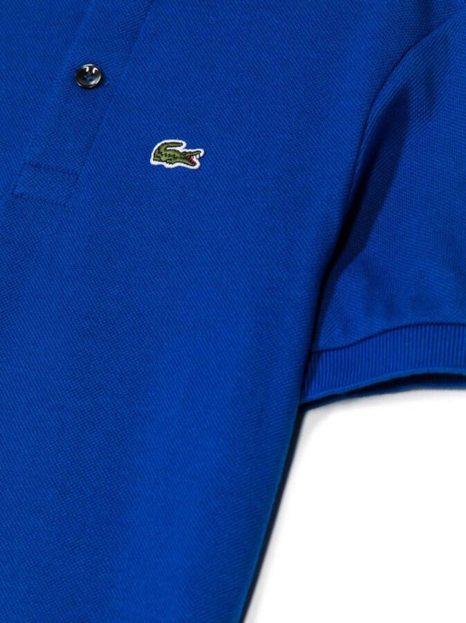 Lacoste Kids Poloshirt met logopatch Blauw