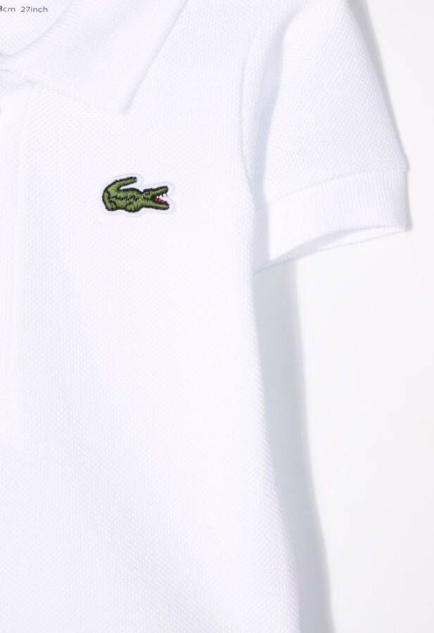 Lacoste Kids Poloshirt met logopatch Wit
