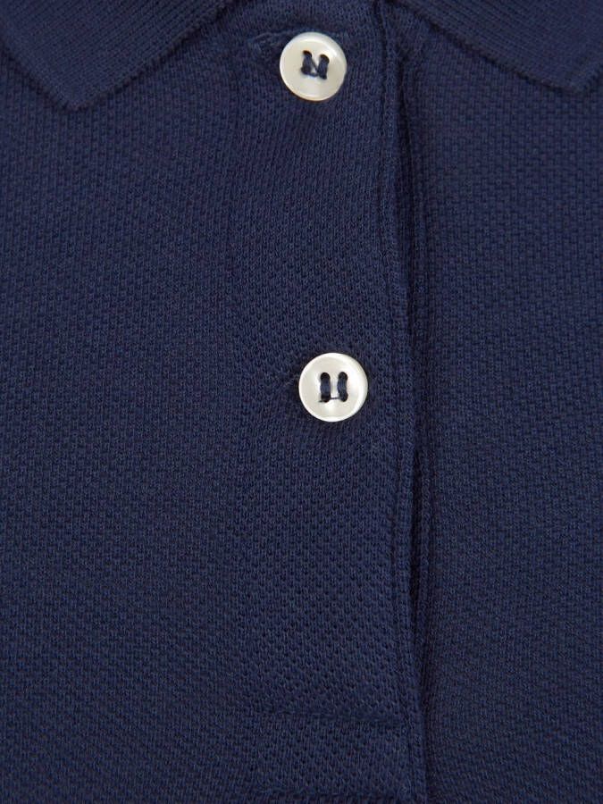 Lacoste Kids Polotop met geborduurd logo Blauw