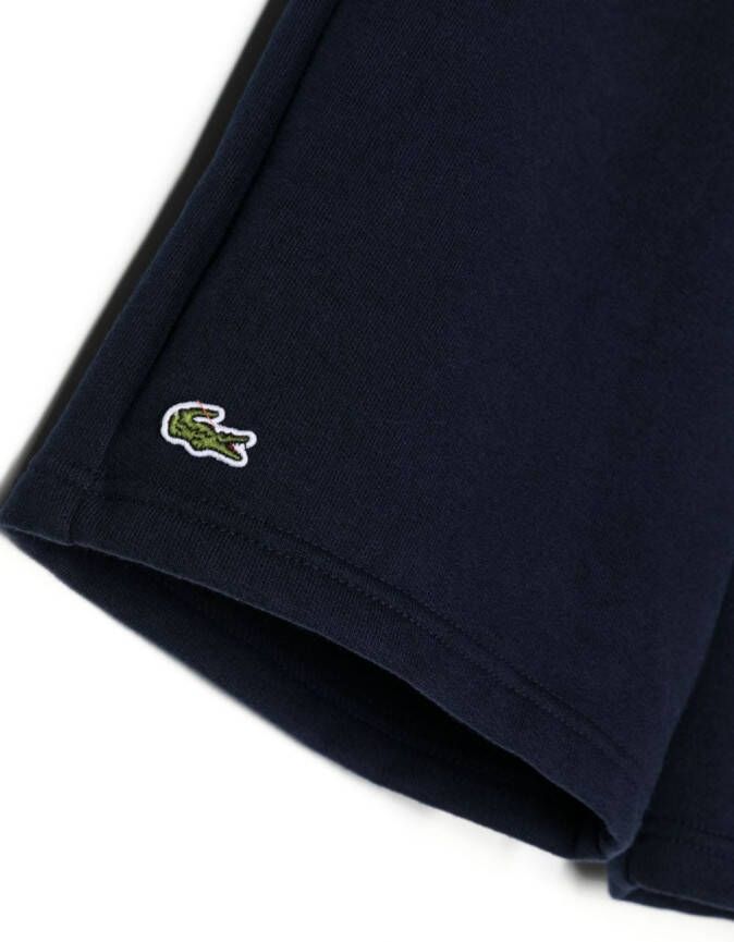 Lacoste Kids Shorts met logopatch Blauw