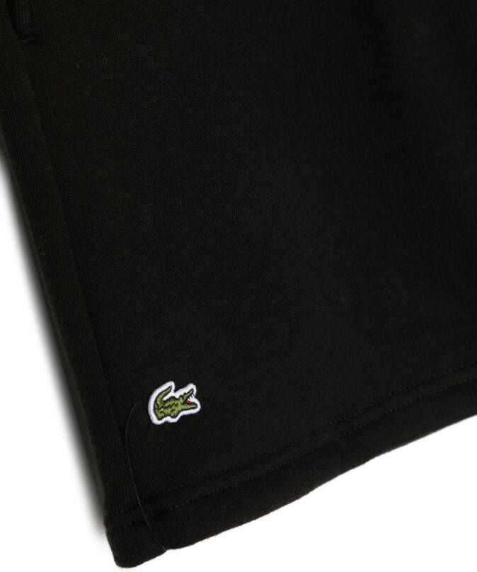 Lacoste Kids Trainingsshorts met logopatch Zwart