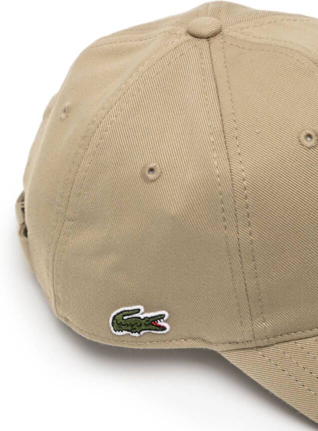 Lacoste Honkbalpet met logopatch Beige