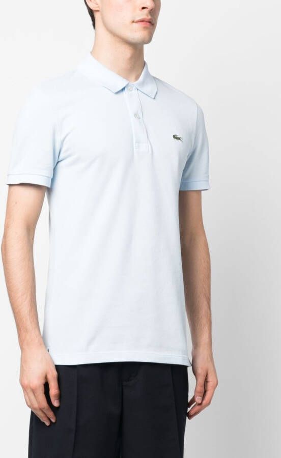 Lacoste Poloshirt met logopatch Blauw