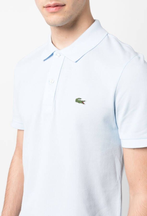 Lacoste Poloshirt met logopatch Blauw