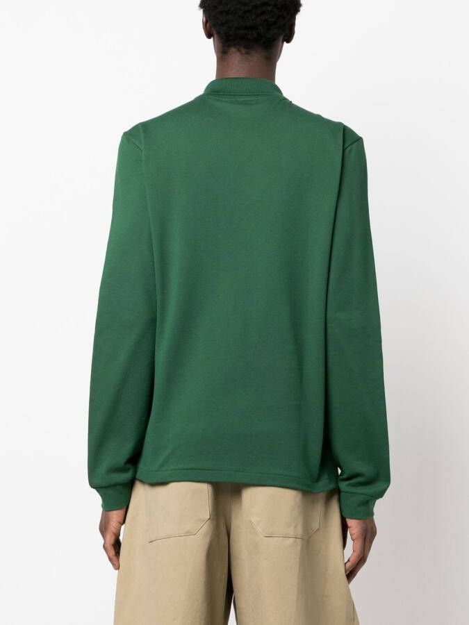 Lacoste Poloshirt met logopatch Groen