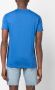 Lacoste T-shirt met logopatch Blauw - Thumbnail 4