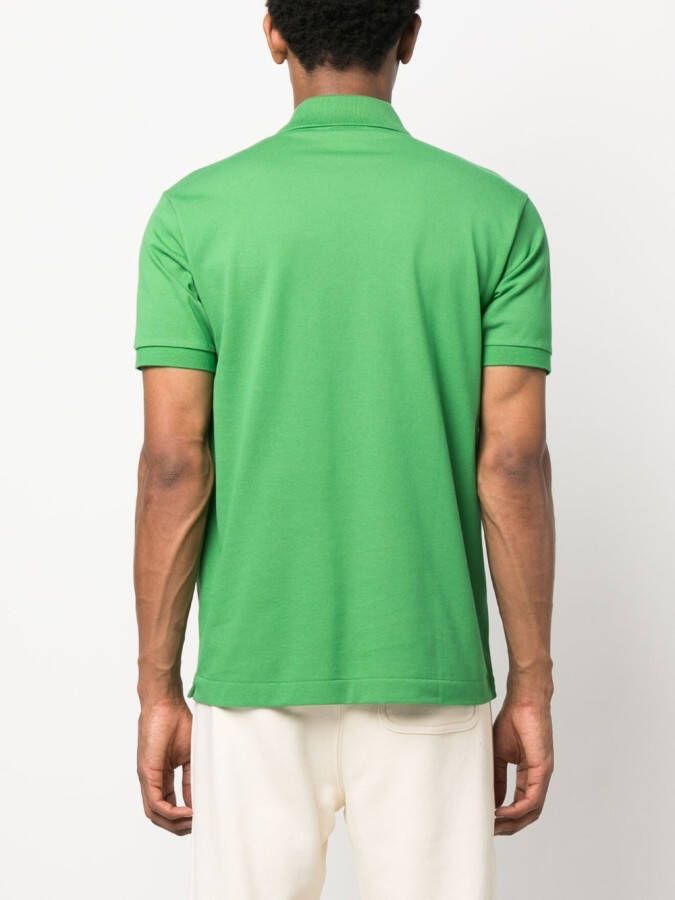 Lacoste Poloshirt met logopatch Groen