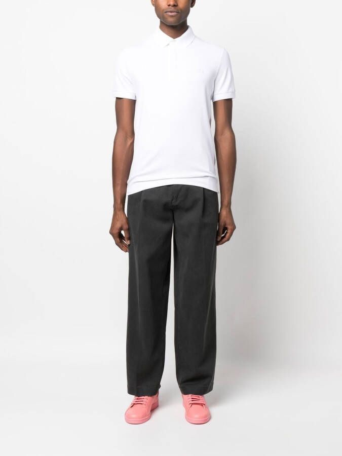Lacoste Poloshirt met logopatch Wit