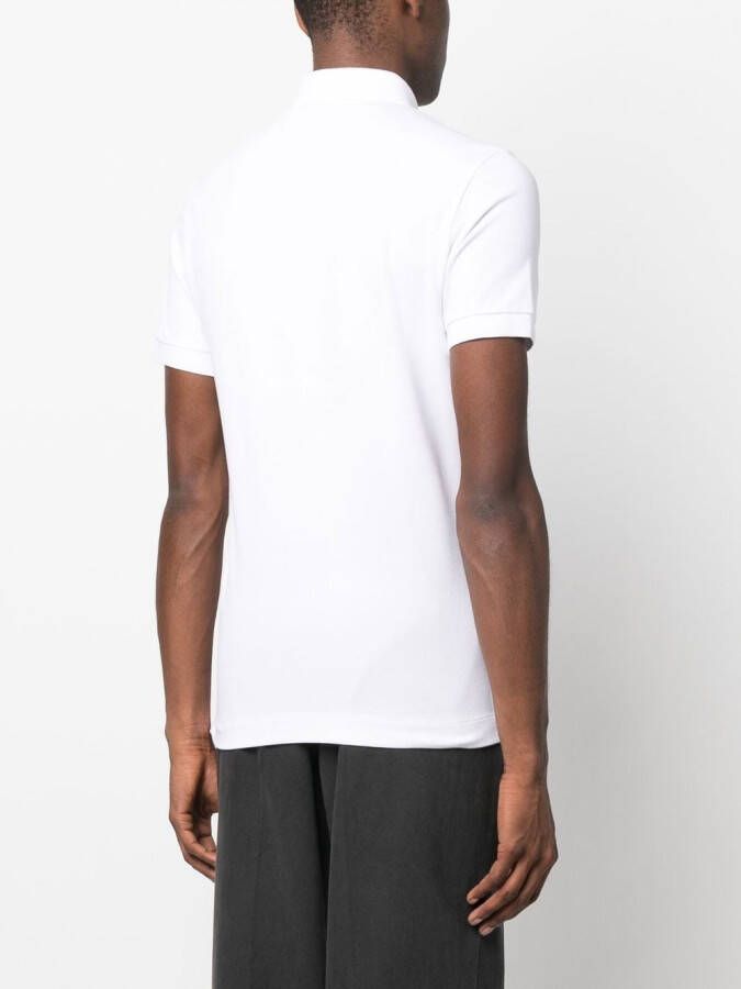 Lacoste Poloshirt met logopatch Wit