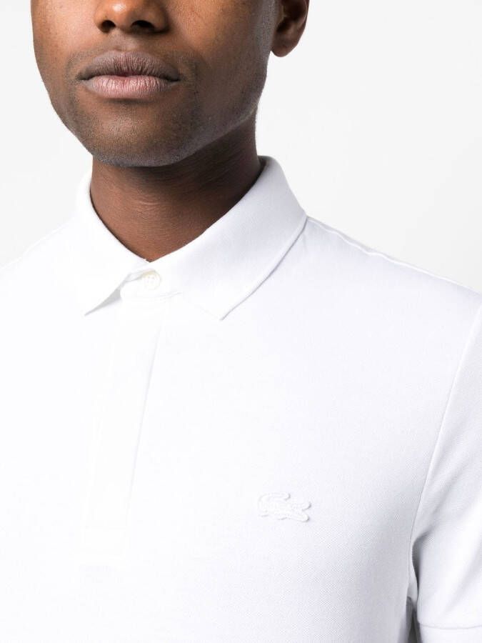 Lacoste Poloshirt met logopatch Wit