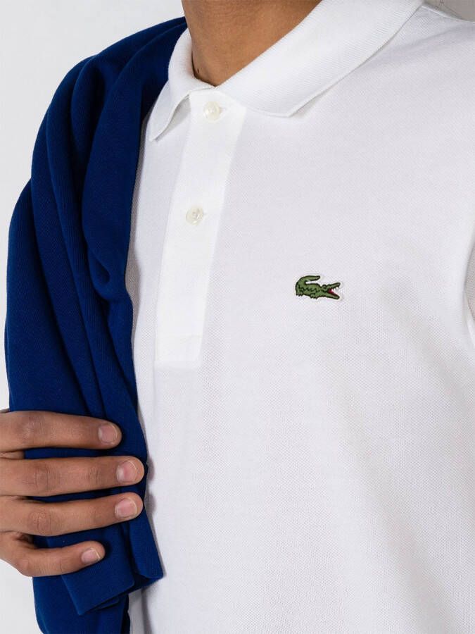 Lacoste Piqué poloshirt Wit