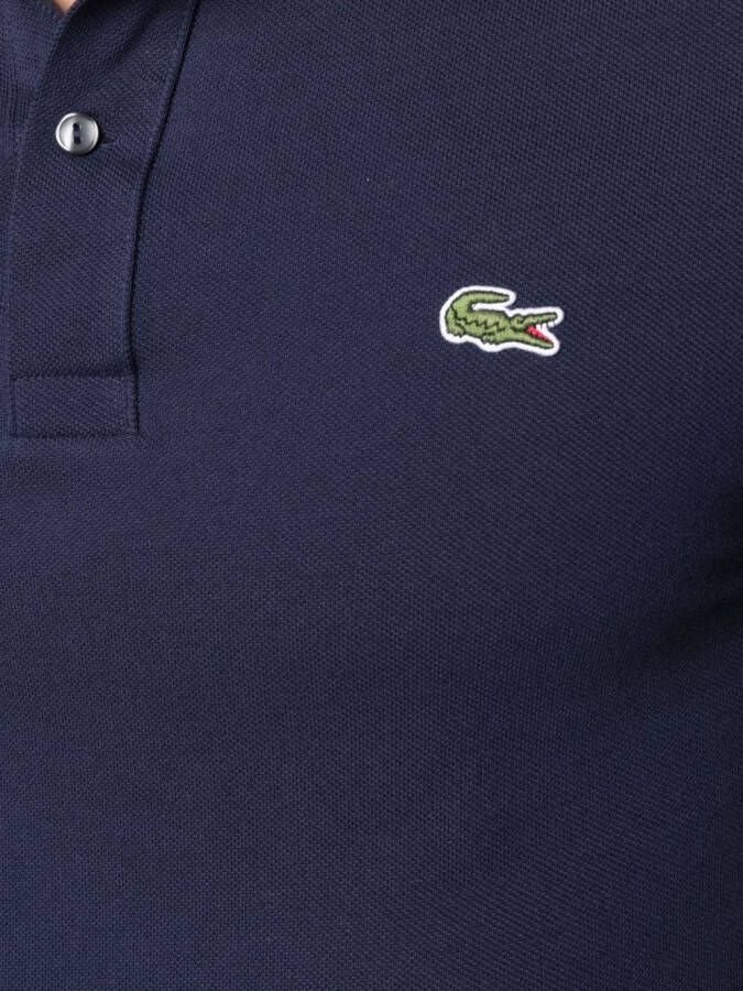 Lacoste Poloshirt met geborduurd logo Blauw