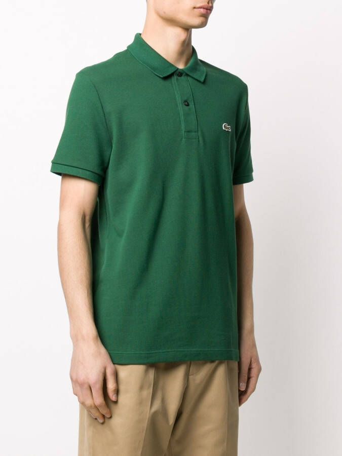 Lacoste Poloshirt met geborduurd logo Groen