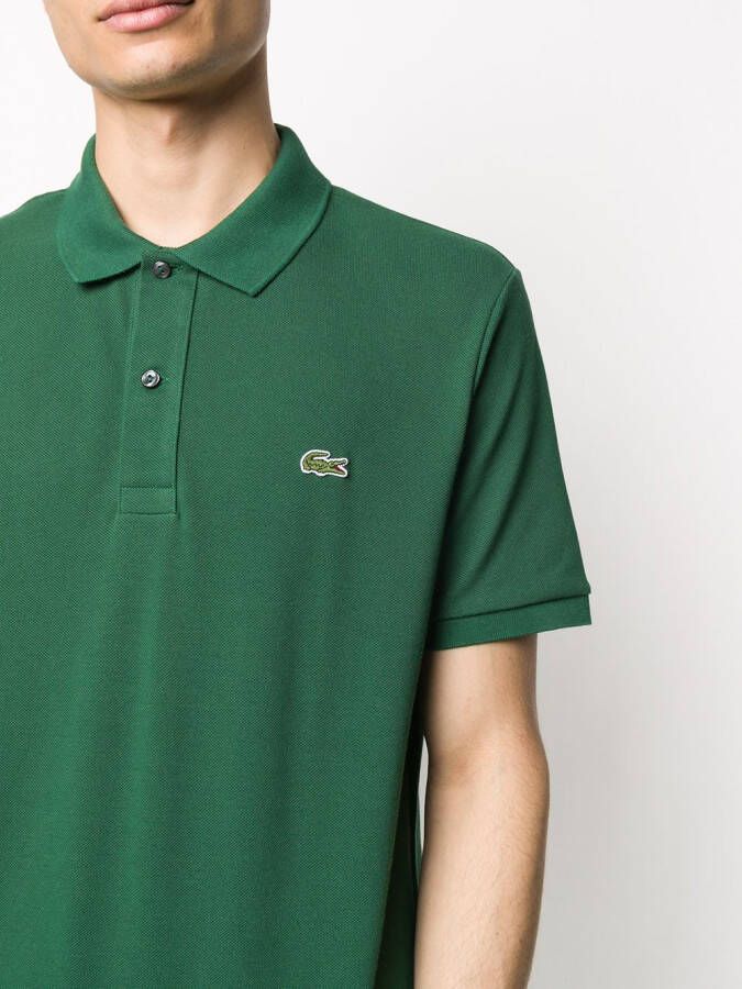 Lacoste Poloshirt met geborduurd logo Groen