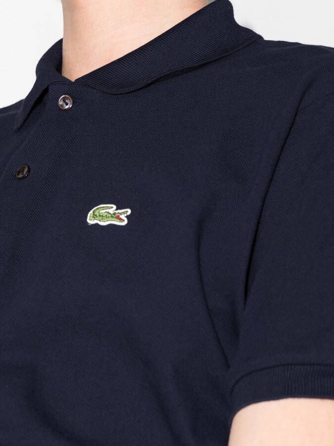 Lacoste Poloshirt met krokodillen-patch Blauw