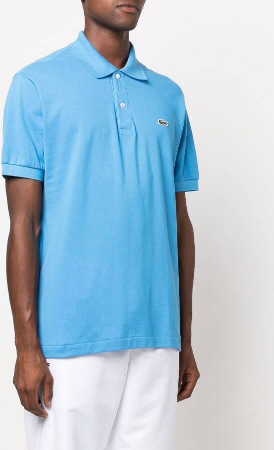 Lacoste Poloshirt met logopatch Blauw