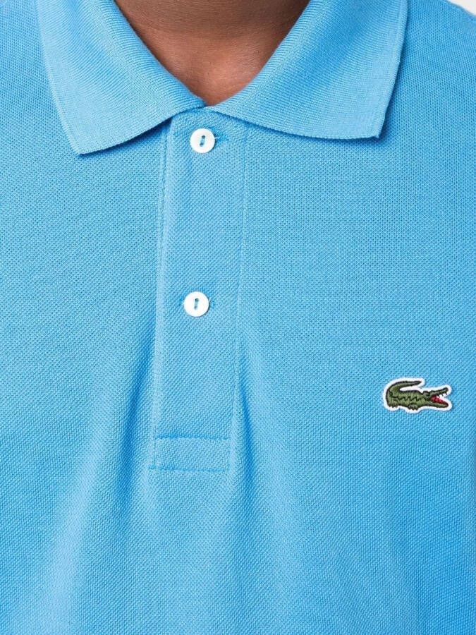 Lacoste Poloshirt met logopatch Blauw