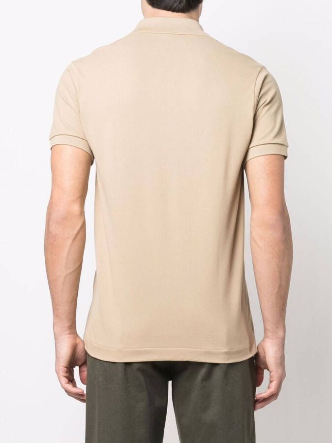 Lacoste Poloshirt met logopatch Beige