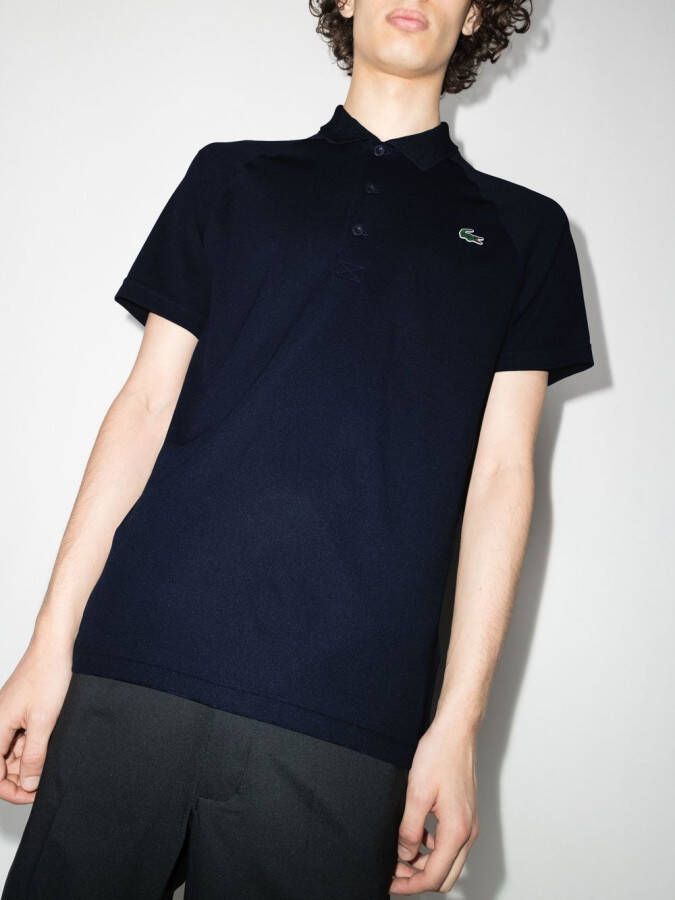 Lacoste Poloshirt met logopatch Blauw