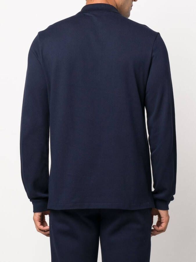 Lacoste Poloshirt met logopatch Blauw