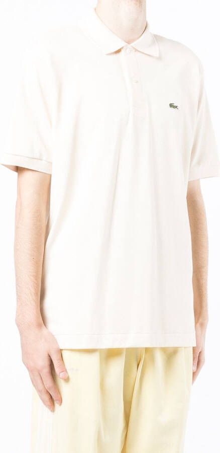 Lacoste Poloshirt met logopatch Wit