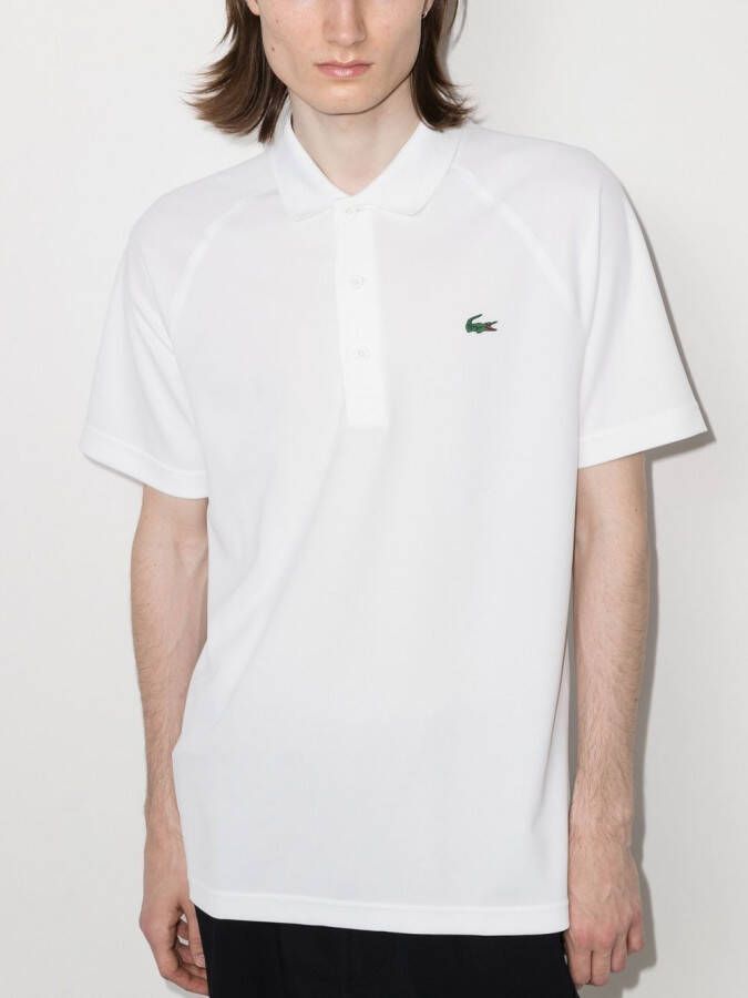 Lacoste Poloshirt met logopatch Wit