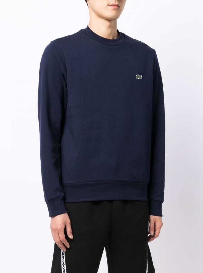 Lacoste Sweater met logo Blauw