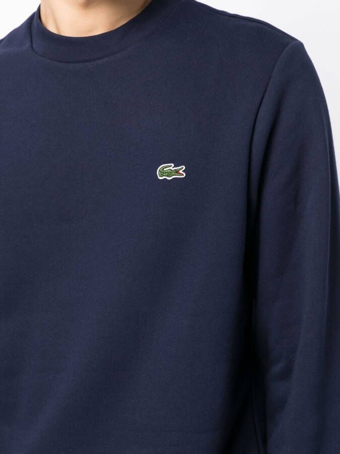 Lacoste Sweater met logo Blauw