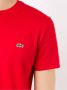 Lacoste T-shirt met geborduurd logo Rood - Thumbnail 5