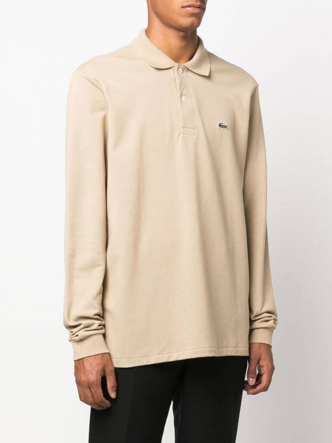 Lacoste T-shirt met lange mouwen Beige