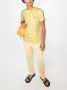 Lacoste T-shirt met logopatch Geel - Thumbnail 1