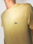Lacoste T-shirt met logopatch Geel - Thumbnail 4