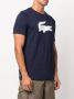 Lacoste T-shirt met logoprint Blauw - Thumbnail 3