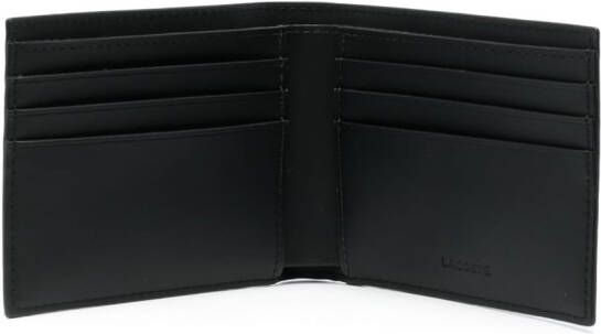 Lacoste Portemonnee met monogram Zwart
