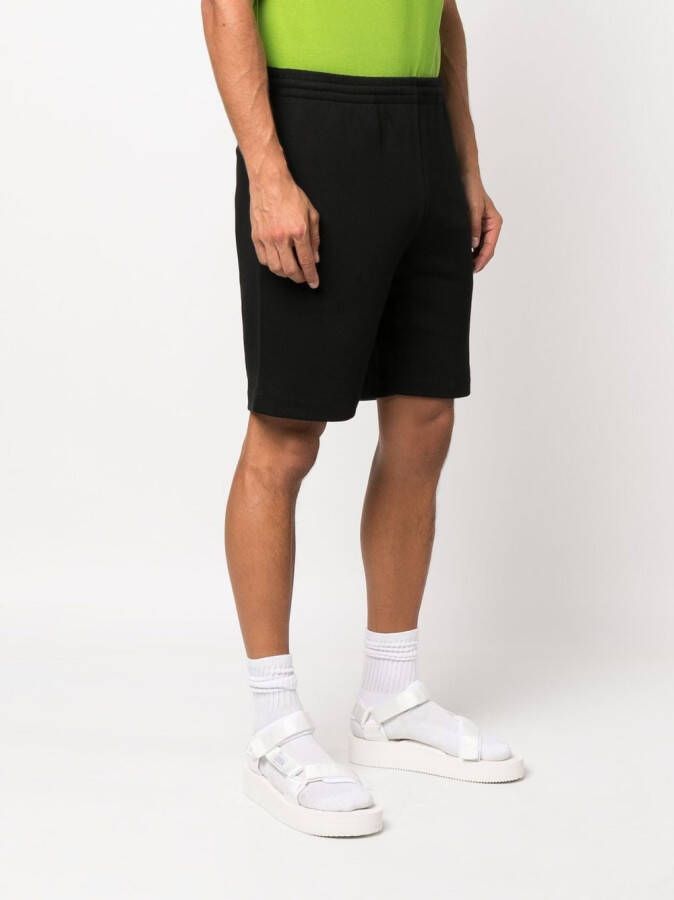 Lacoste Trainingsshorts met logopatch Zwart