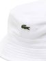 Lacoste Vissershoed met logopatch Wit - Thumbnail 2