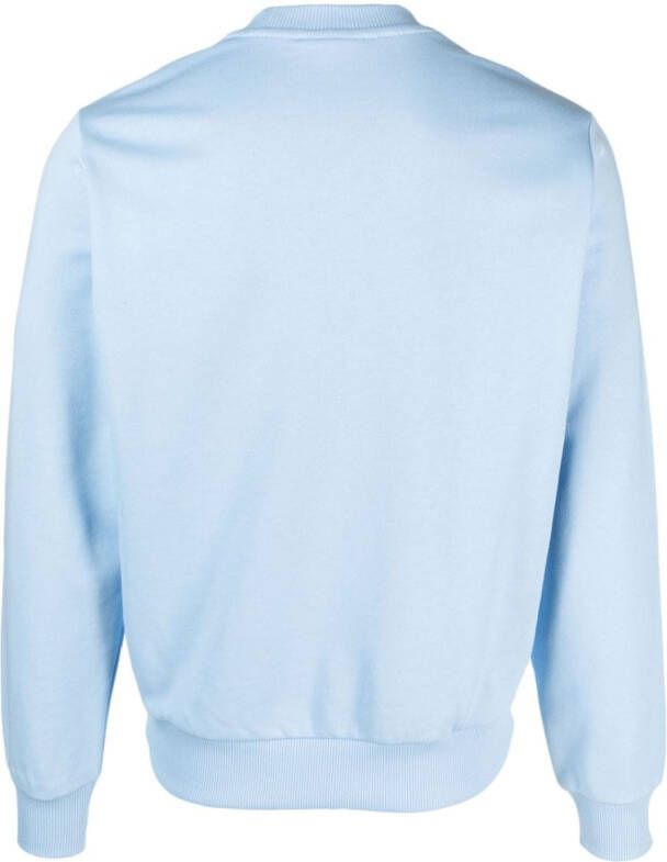 Lacoste x Netflix sweater met logoprint Blauw