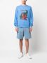 Lacoste x Netflix sweater met print Blauw - Thumbnail 2