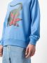 Lacoste x Netflix sweater met print Blauw - Thumbnail 5