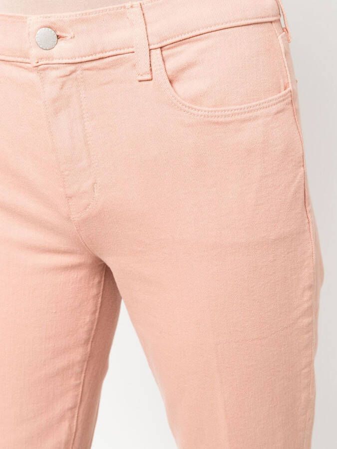 L'Agence Cropped jeans Roze