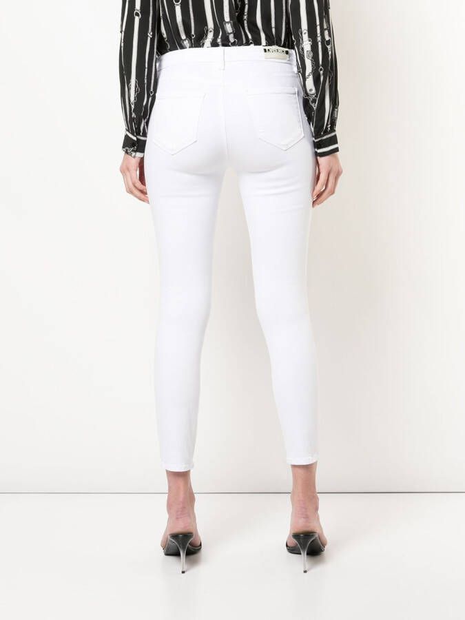 L'Agence Cropped jeans Wit