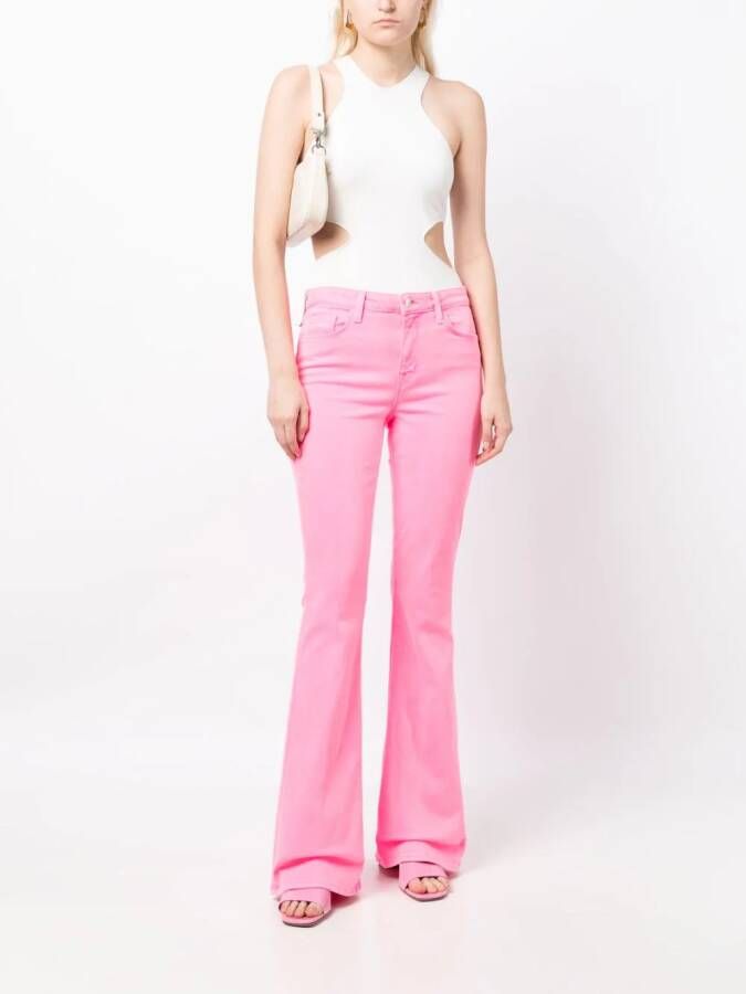 L'Agence Flared jeans Roze