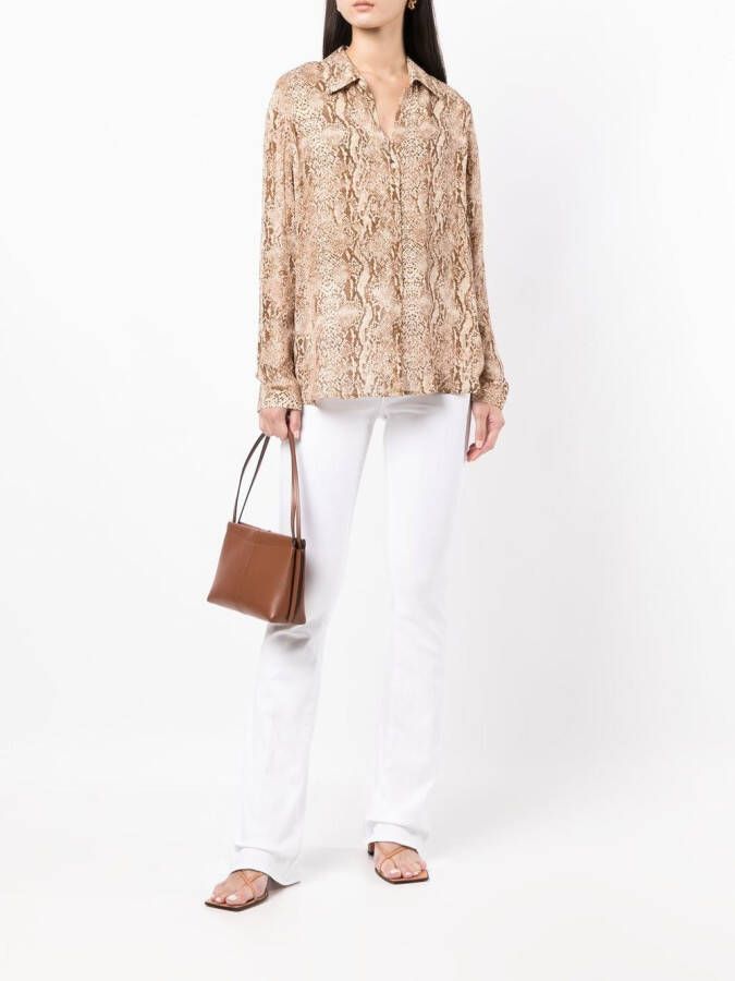 L'Agence Flared jeans Wit