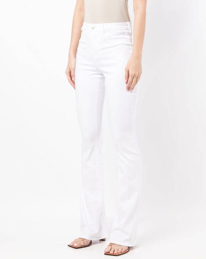 L'Agence Flared jeans Wit