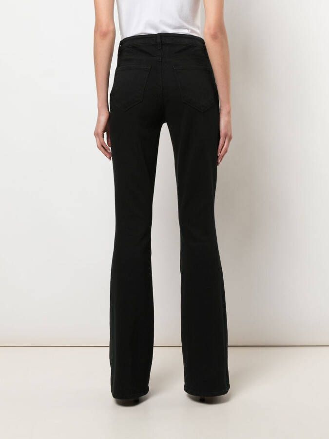 L'Agence Flared jeans Zwart