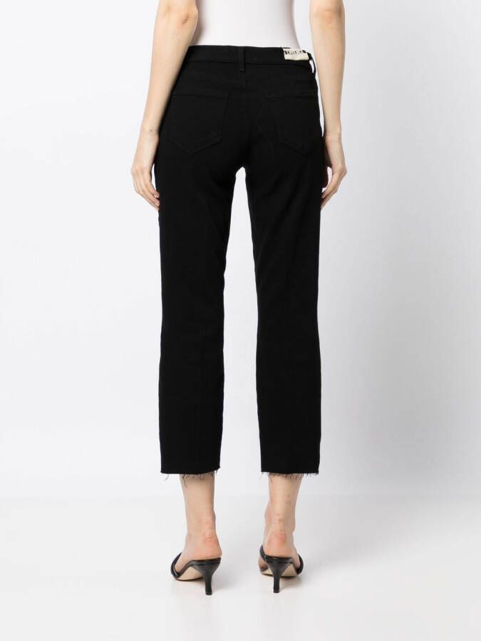 L'Agence High waist jeans Zwart