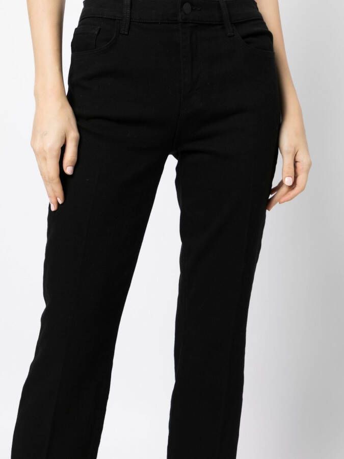 L'Agence High waist jeans Zwart