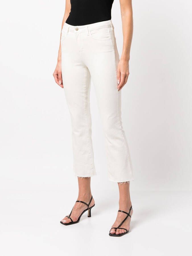 L'Agence Kick flare jeans Beige