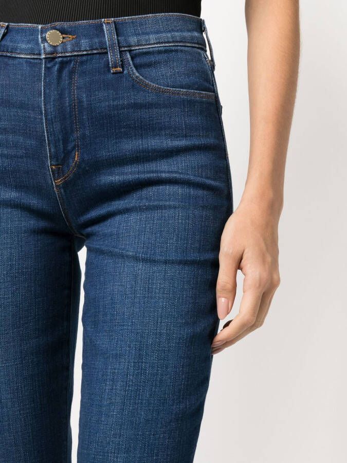 L'Agence Straight jeans Blauw